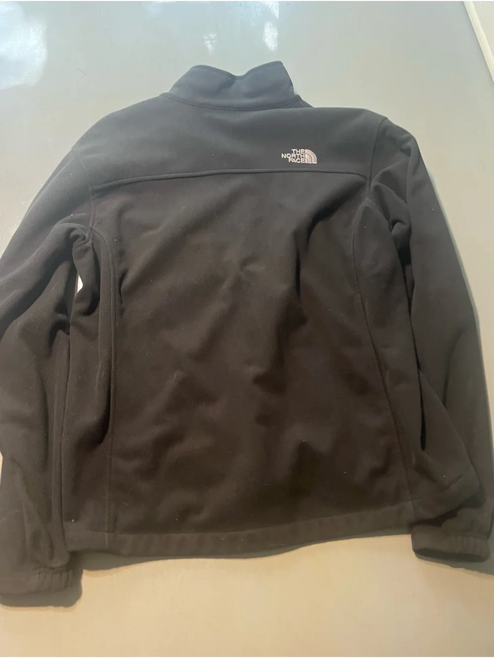The North Face WindWall Black Full Zip Fleece Jacket Mens Small, Women Medium